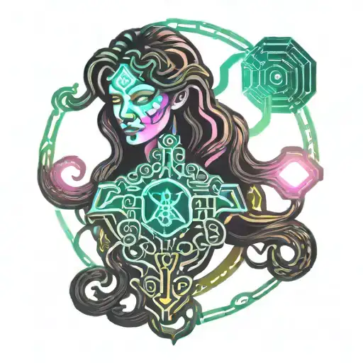 Medusa tattoo design idea