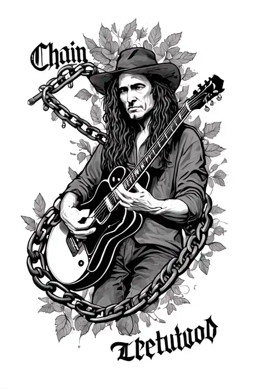 The Chain Fleetwood Mac  tattoo design idea