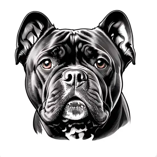 Cane Corso tattoo design idea