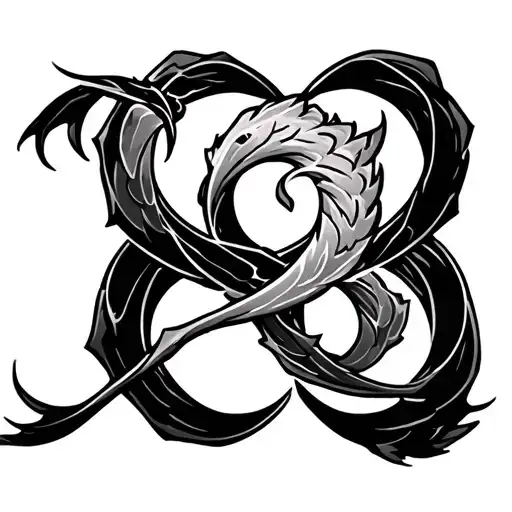 second wind element symbol tattoo design idea