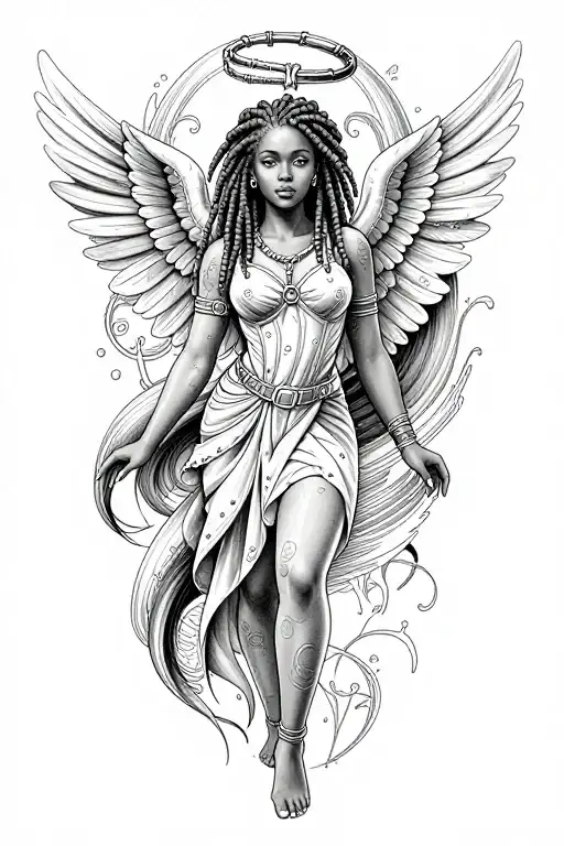 295+ Angel Rising Tattoo Ideas in 2026 - BlackInk AI