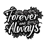 "Forever and always " Collarbone tattoo design idea