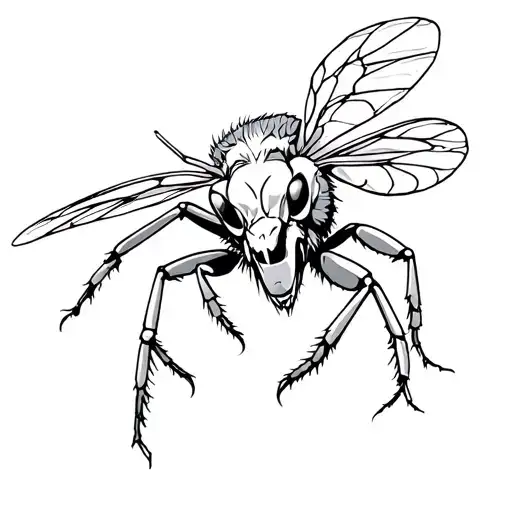 hornet tattoo design idea