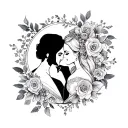 Wedding Anniversary tattoo design idea