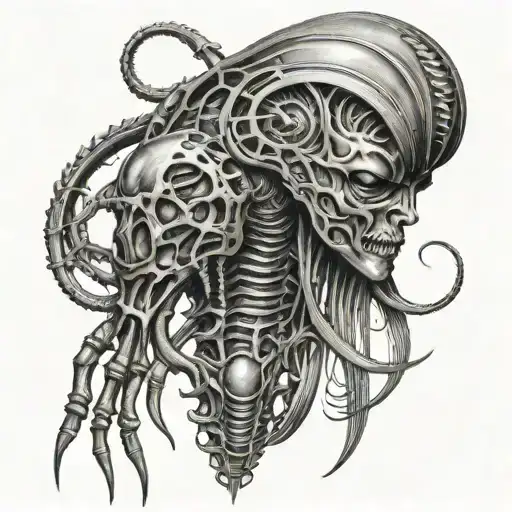 Giger tattoo design idea