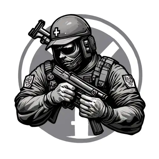 Combat Medic tattoo design idea