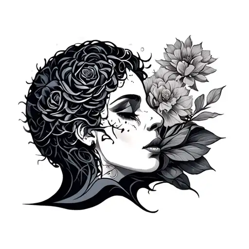 mind over matter tattoo design idea