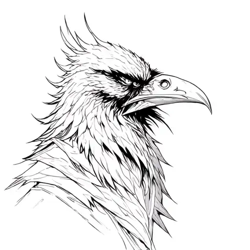 Itachi raven odin god of war tattoo design idea