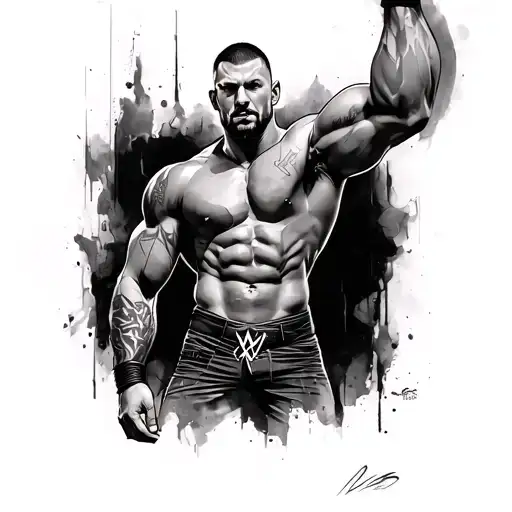 Randy Orton tattoo design idea
