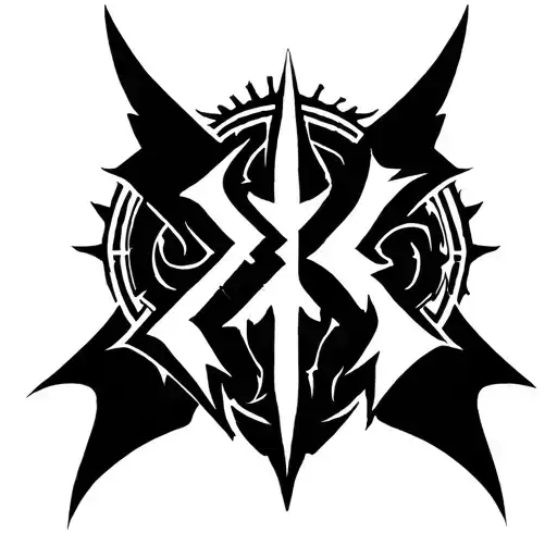 Skyrim logo tattoo design idea