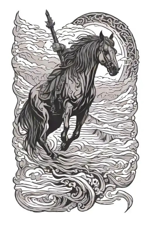 As I Walk through the valley of the shadow of death i fear no evil, for you are beside me tattoo design idea