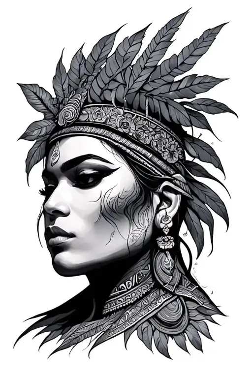 Arawak tattoo design idea