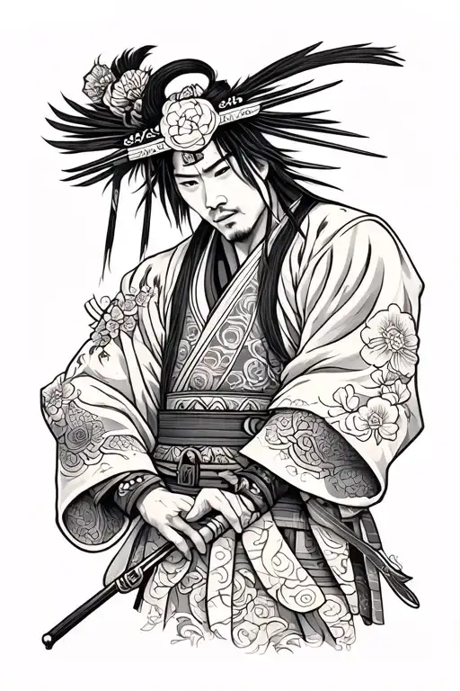miyamoto musashi sleeve tattoo tattoo design idea
