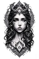 Malenia Elden Ring tattoo design idea