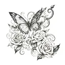 serendipity tattoo design idea