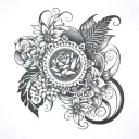 serendipity tattoo design idea