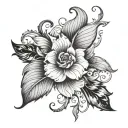 serendipity tattoo design idea
