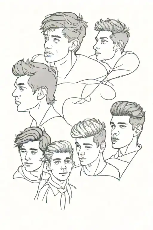 one direction group tattoo design tattoo design idea