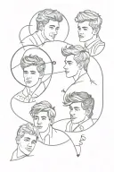 one direction group tattoo design tattoo design idea