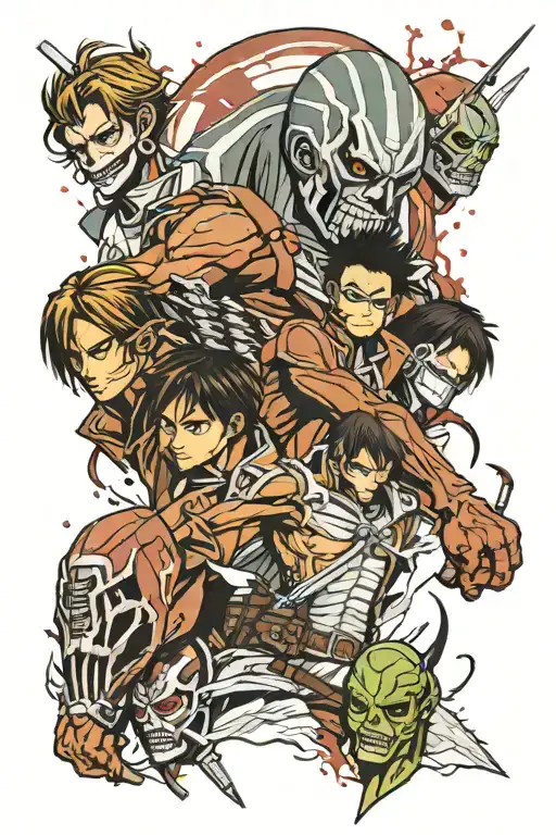 attack on titan tattoo design idea