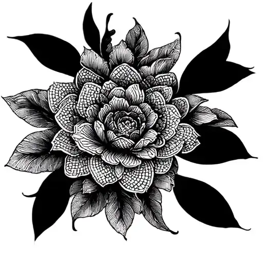 Korean tattoo design idea