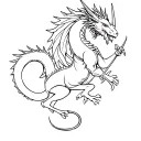 St George killing the dragon tattoo design idea