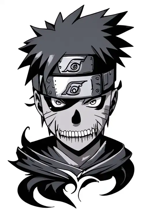 pain from naruto inspired tattoo tattoo design idea