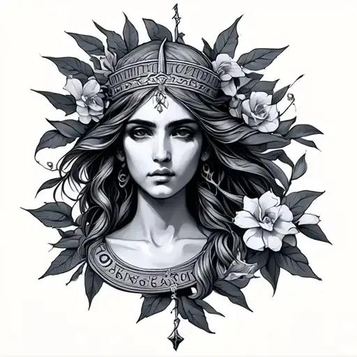While Libra tattoo design idea