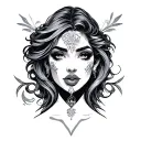 Shemale tattoo design idea