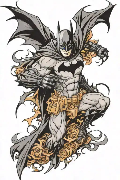 Batman tattoo design idea
