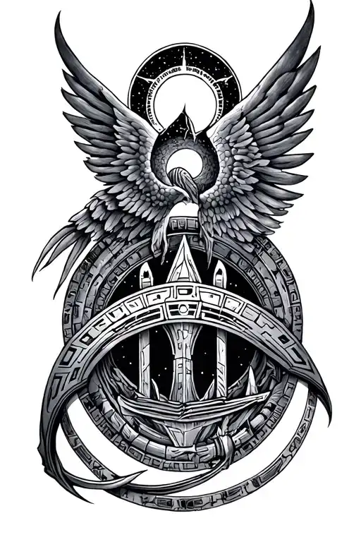 stargate tattoo tattoo design idea