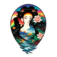 Rainbow Bridge tattoo design idea