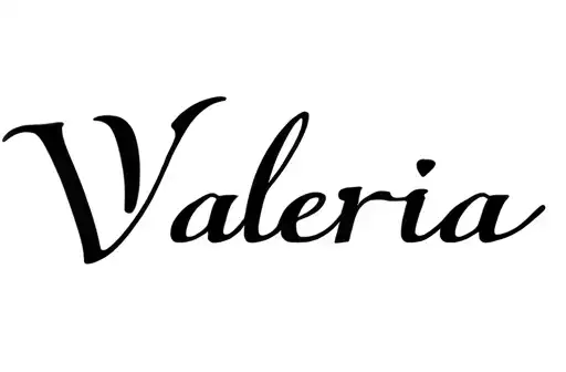 "Valeria" tattoo design idea