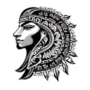 Maori calendar Aztectem Mall tattoo design idea