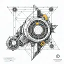 schematic of wheatley from Portal 2  tattoo design idea