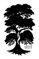 "Jazmine/JohnIII/Cherish" African Tree of Life T tattoo design idea