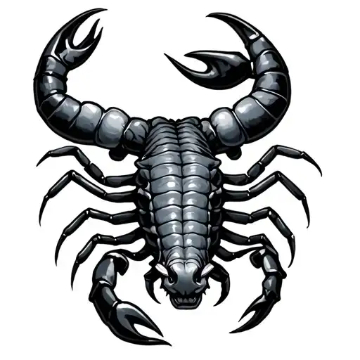 Bull And Scorpion tattoo design idea