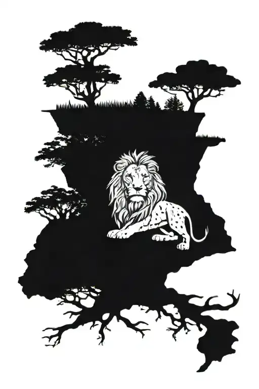 memorial tattoo for dad motorcycles trees number 11 lion tattoo design idea