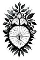 forbidden fruit tattoo design idea