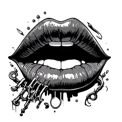 loose lips sink ships tattoo design idea