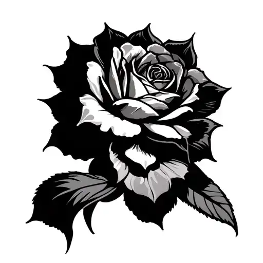 Vertical Tricep tattoo design idea