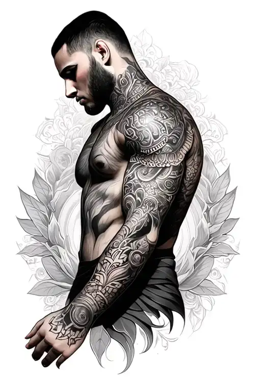 somoan sleeve tattoo tattoo design idea