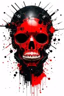 biomechanical circut board cyberpunk scene tattoo design idea