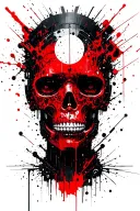 biomechanical circut board cyberpunk scene tattoo design idea