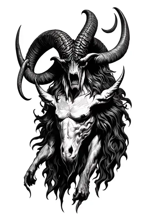 Baphomet tattoo design idea