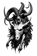 Baphomet tattoo design idea