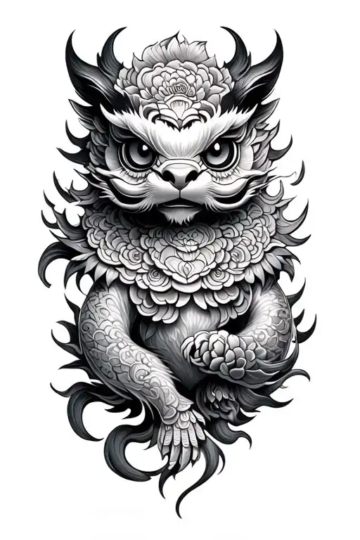 pixiu tattoo design idea