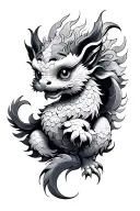 pixiu tattoo design idea