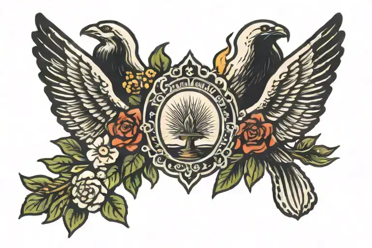 saint gabriel tattoo design idea