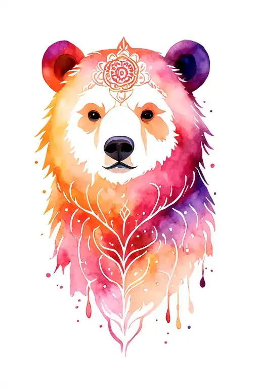 Bear Spirit tattoo design idea
